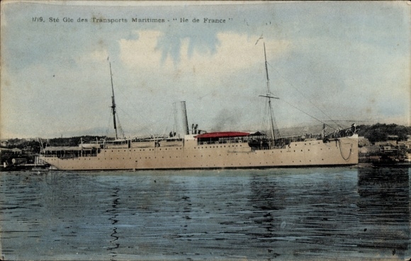 Ak-stoomschip Ile de France, SGTM