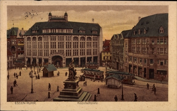 Ak Essen im Ruhrgebiet, Kopstadtplatz
