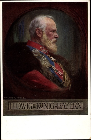 Artysta KP Firle, Walther, Ludwig III, król Bawarii, portret