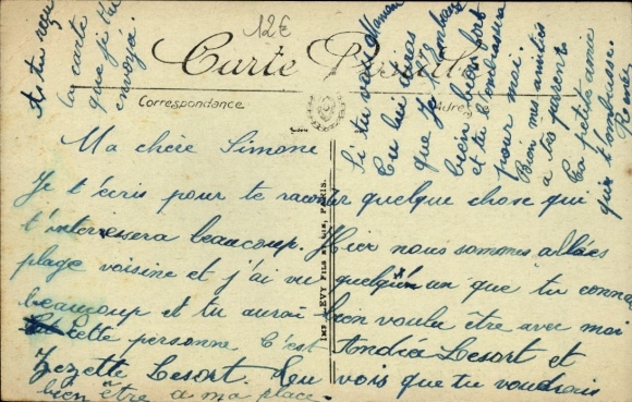 Postcard Ouistreham Riva Bella Calvados, Les deux Piers