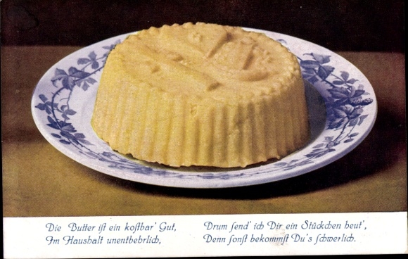 Postcard Butter is a precious commodity, indispensable in the household