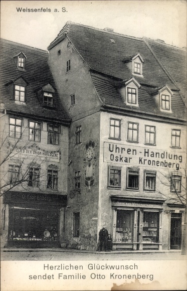 PC Weißenfels an der Saale, watch shop Oskar Kronenberg