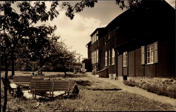 Postcard Kottengrün Werda in the Vogtland, convalescent home