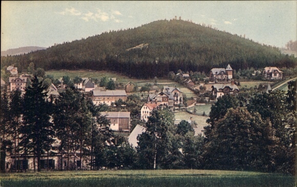 Postcard Bärenfels Altenberg in the Ore Mountains, general view