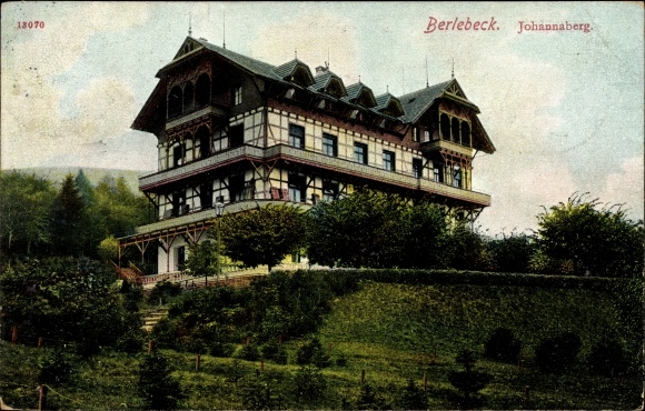 Postcard Berlebeck Detmold in North Rhine-Westphalia, Johannaberg