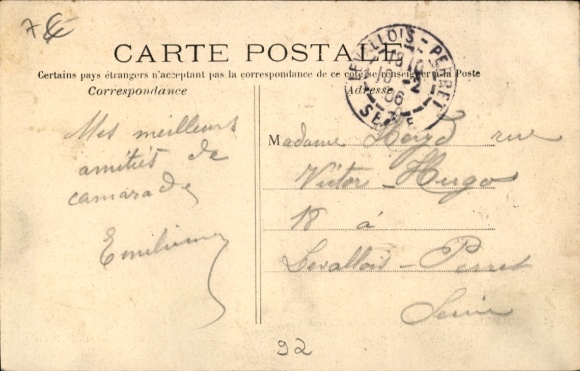 Postcard Suresnes Hauts de Seine, Les Bords de la Seine et les Yachts