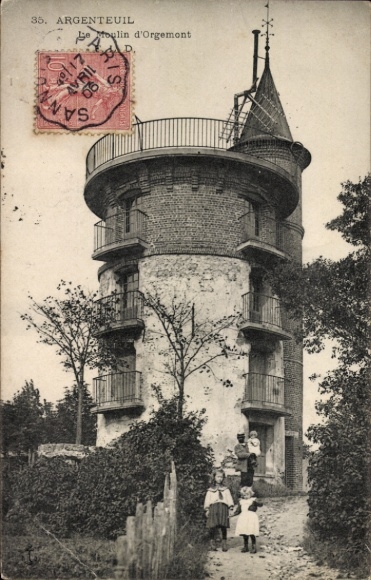 Ak Argenteuil Val d'Oise, Le Moulin d'Orgemont