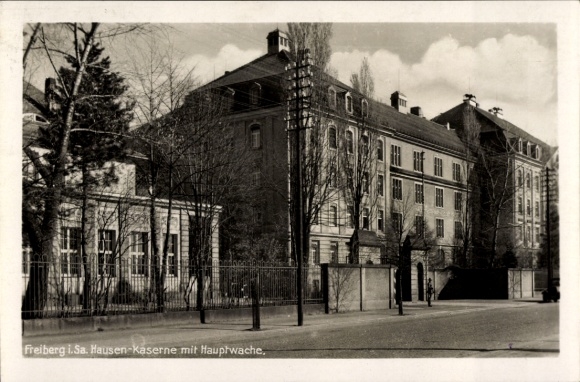 Ak Freiberg in Sachsen, Hausen-Kaserne, Hauptwache