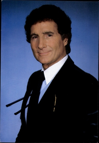 Postcard actor and singer Freddy Quinn, portrait, autograph