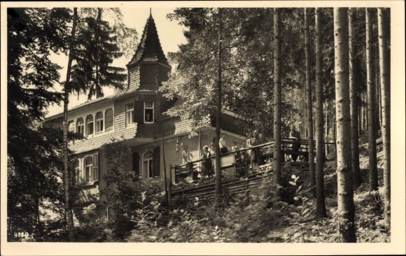 Ak Liebschütz Remptendorf Thüringen, Ferienheim "Waldfrieden"