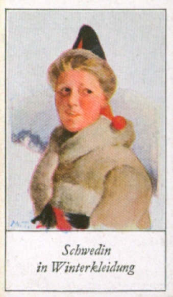 Collection picture The peoples of Europe, a contribution to racial science, 94 Swede in winter clothes