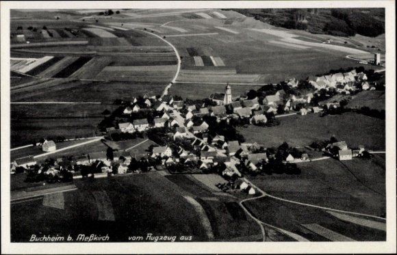 Ak Buchheim in Baden Württemberg, Fliegeraufnahme