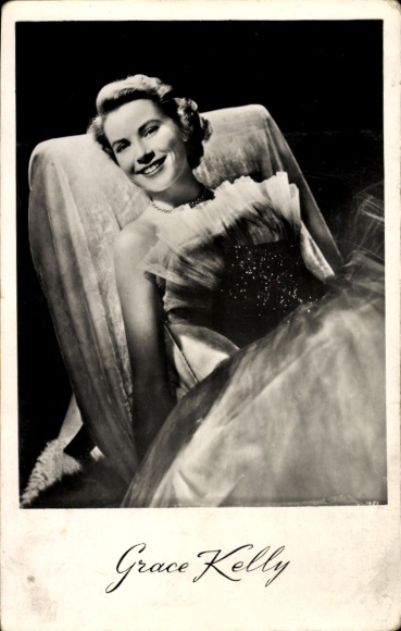 Postcard actress Grace Kelly, Princess of Monaco