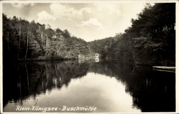 Ak Niederau in Sachsen, Klein-Königssee, Buschmühle