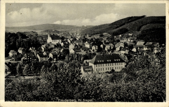 Ak Freudenberg in Siegerland, uitzicht op de stad