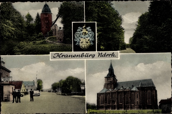 PC Kranenburg am Niederrhein, customs office, church, coat of arms
