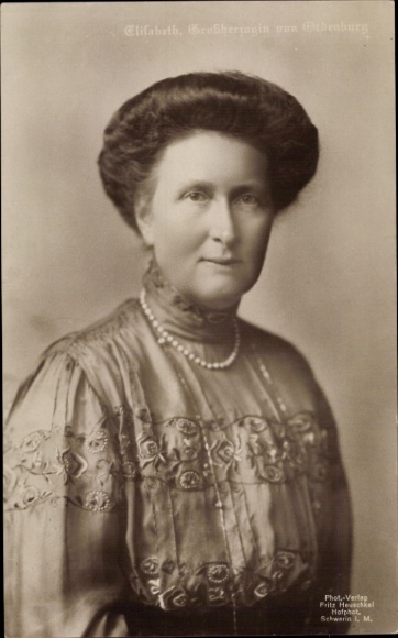 Ak Großherzogin Elisabeth von Oldenburg, Portrait