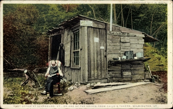 Ak Wilmington Vermont, postkantoor in Searsburg