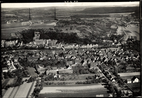 Foto Mühlacker, Totalansicht, Fliegeraufnahme