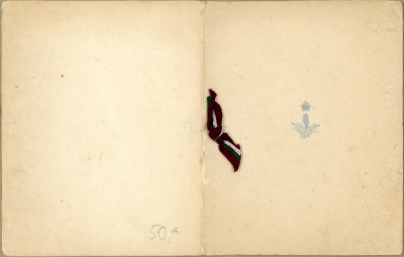 Folding card Staff College Camberley, Major General John Gaspard Le Marchant, Christmas, New Year