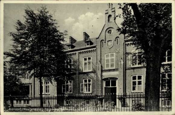 Postcard Dierdorf in the Westerwald, Johanniter Hospital