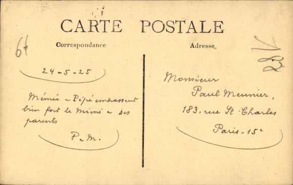 Postcard Garches Hauts de Seine, Le Pare, Maison de Garde