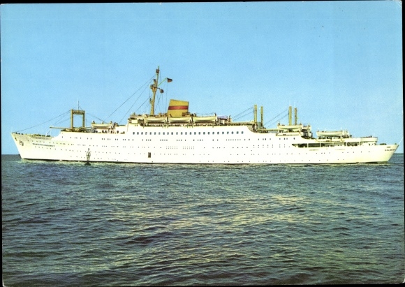 Ak FDGB Urlauberschiff MS Völkerfreundschaft
