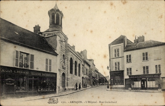 CPA Arpajon Essonne, Hopital, Rue Guinchard