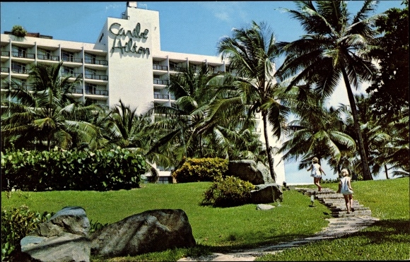 Postcard San Juan Puerto Rico, Caribe Hilton Hotel