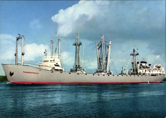 Ak vrachtschip MS Tannenfels, DDG Hansa
