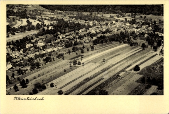 Postcard Kleinsteinbach Pfinztal am Kraichgau, aerial photograph