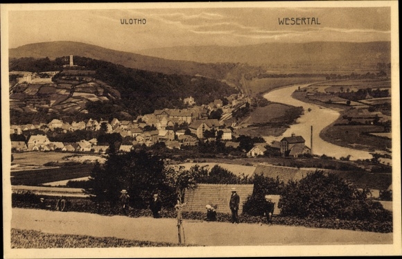PC Vlotho on the Weser, total view, Wesertal