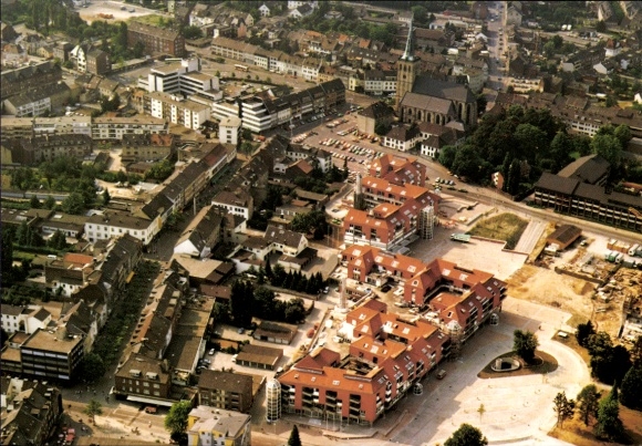 Postcard Viersen in North Rhine Westphalia, aerial view of residential and commercial buildings, city view