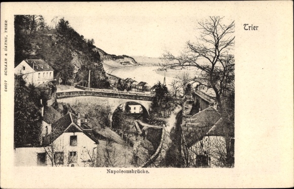 Ak Trier in Rheinland Pfalz, Napoleonsbrücke