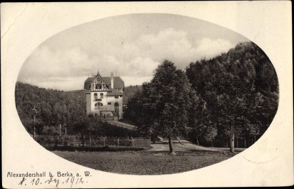Postcard Berka Werra Suhl Tal in Thuringia, Alexandershall