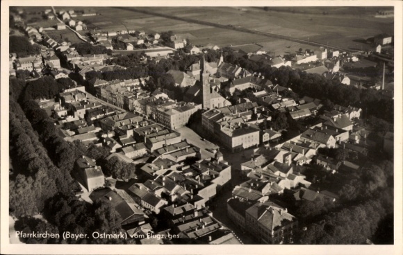 Photo Pfarrkirchen in Lower Bavaria, aerial photograph