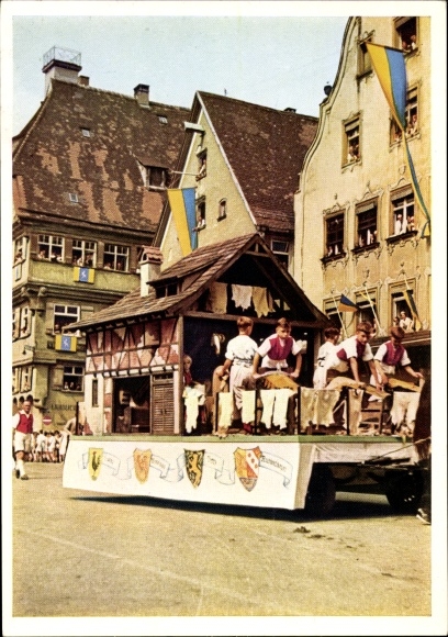 PC Biberach an der Riss in Upper Swabia, Schützenfest, historic parade, Weißgerberwalk