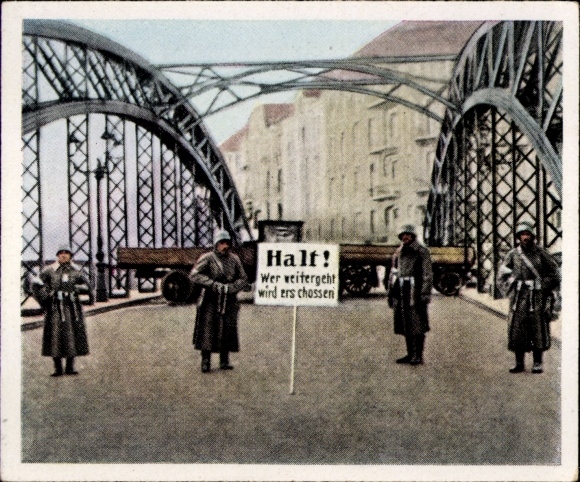Sammelbild Die Nachkriegszeit Nr. 37, Januar 1921, Neue innere Unruhen