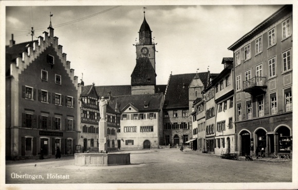 Postcard Überlingen am Bodensee, Hofstatt