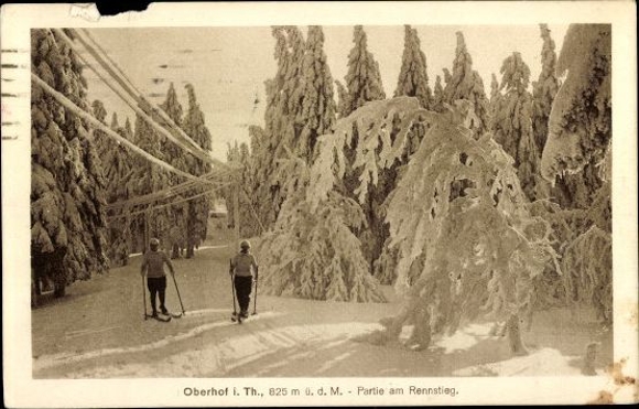 9 alte Ak Oberhof im Thüringer Wald, diverse Ansichten