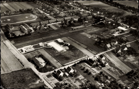 PC Lahde Petershagen on the Weser, aerial view