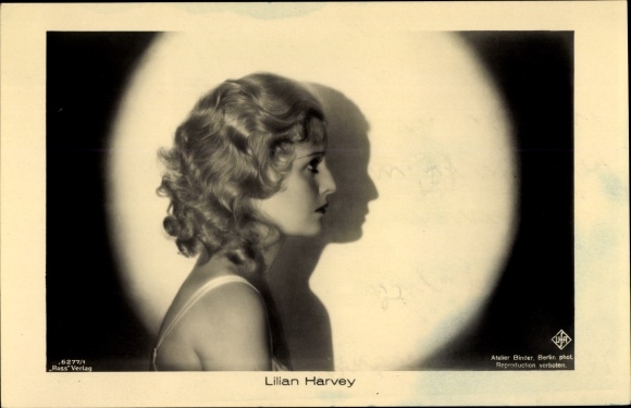 Ak-actrice Lilian Harvey, profielweergave