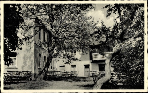 Postcard Thiersheim in the Fichtelgebirge, Waldgaststätte Steinhaus, H. Reibl