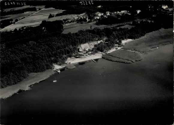 Photo Wünsdorf Zossen, aerial photograph, beach restaurant