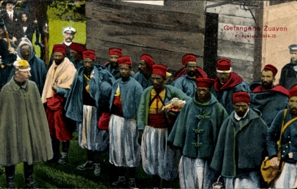 Picture Prisoners of War 1914-1915, Prisoner Zouaves