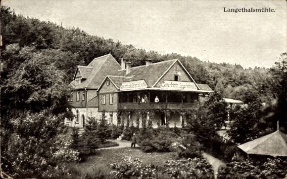Ak Bürgel in Thüringen, Langethalsmühle