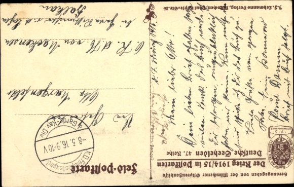 Artist Postcard Bauer, Karl, Grand Admiral Alfred von Tirpitz, successor to Hollmann