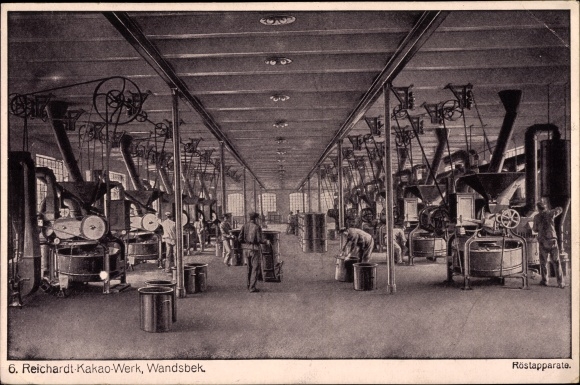 Artist PC Hamburg Wandsbek, Reichardt cocoa factory, roasters