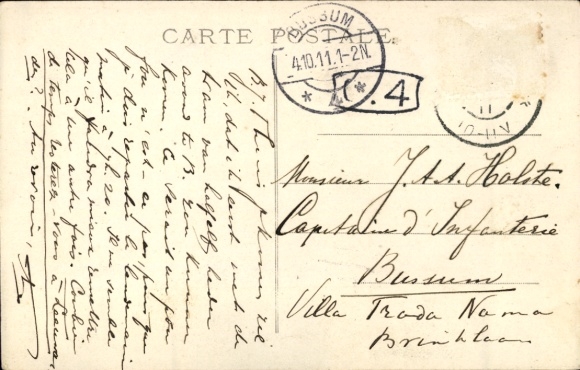 KP Cannes Alpes Maritimes, Hotel Paradis, palma, rok 1911,