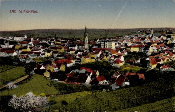 Ak Bad Dürkheim in der Pfalz, Gesamtansicht